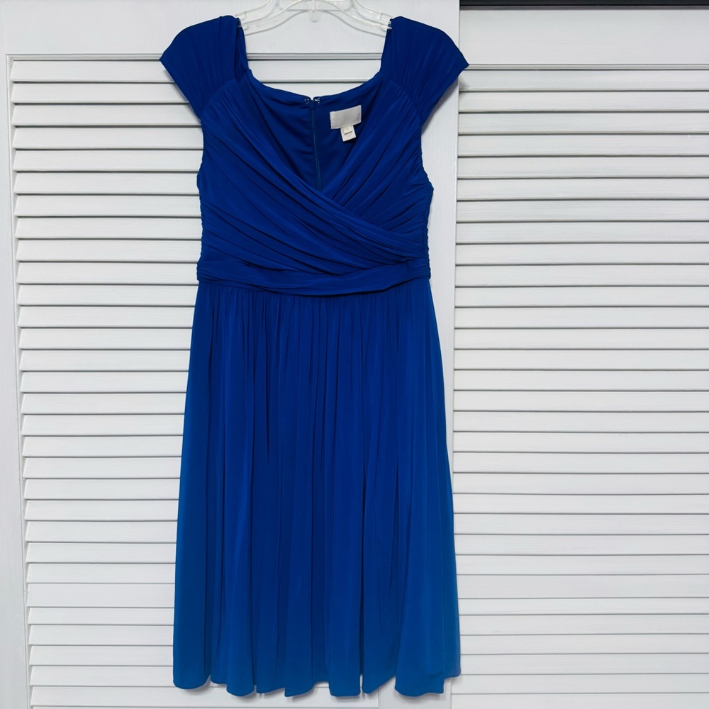 J. Crew Royal Blue Dress; lined; size 10